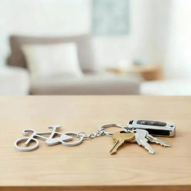  Keyring "bicycle" silver