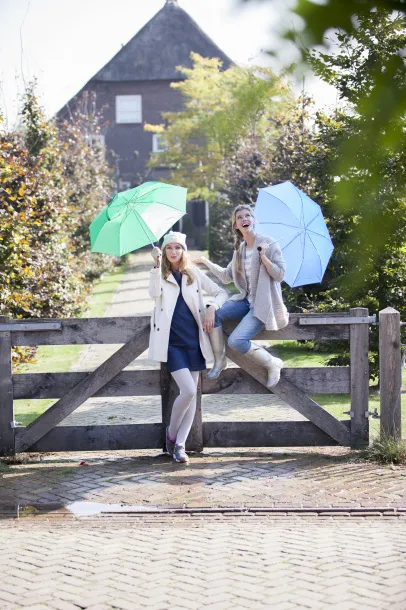  Manual umbrella, foldable light blue