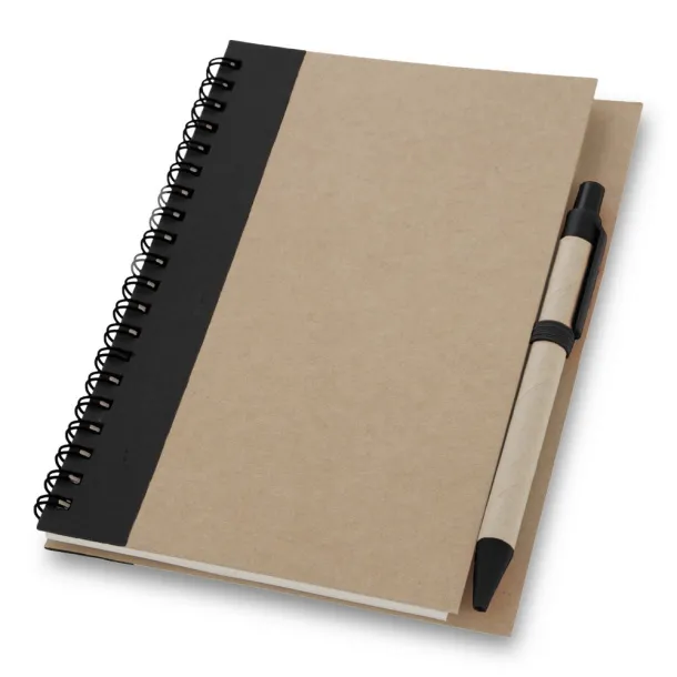  Notes s kemijskom olovkom, cca A5 Crna