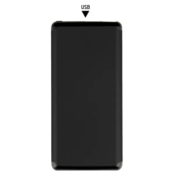  Wireless power bank 10000 mAh Mauro Conti with suction cups, wireless charger 10W Crna