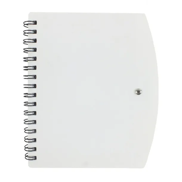  Notebook approx. A6 with ball pen Bijela