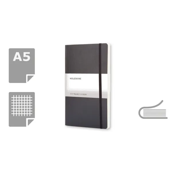  MOLESKINE Notebook approx. A5 Crna