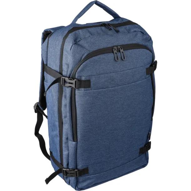  RPET laptop backpack 17" navy blue