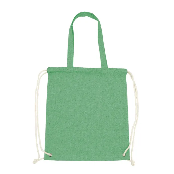 Jamarion Recycled cotton bag 2 in 1, drawstring bag and shopping bag 45533C