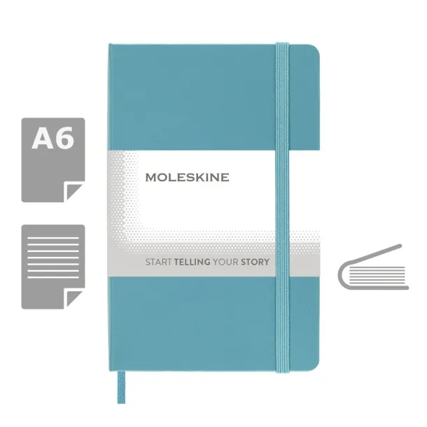  MOLESKINE notes, cca A6 turquoise