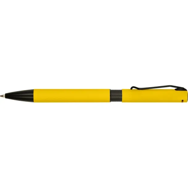 Amara Ball pen with cord clip Žuta