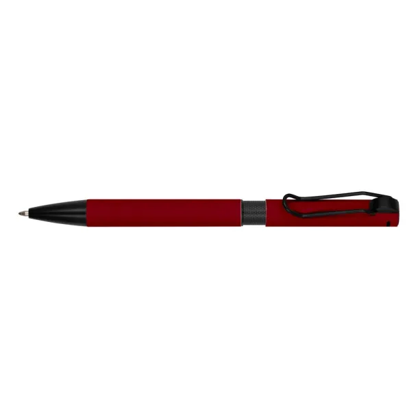 Amara Ball pen with cord clip burgundy
