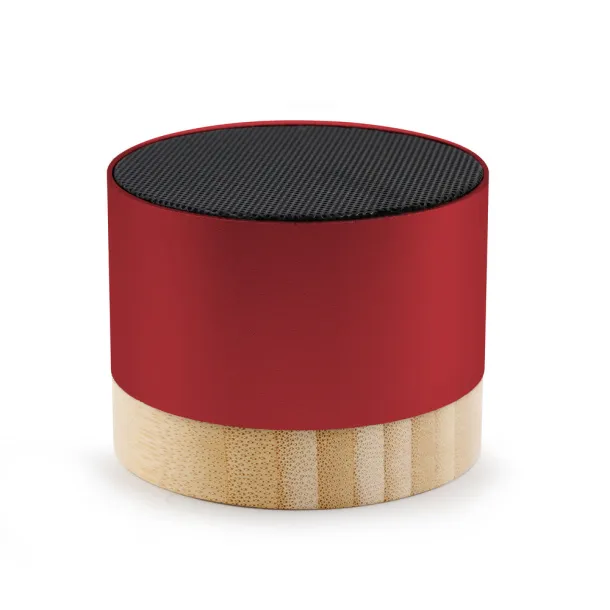 Jaquann Recycled aluminium wireless speaker 3W Crvena