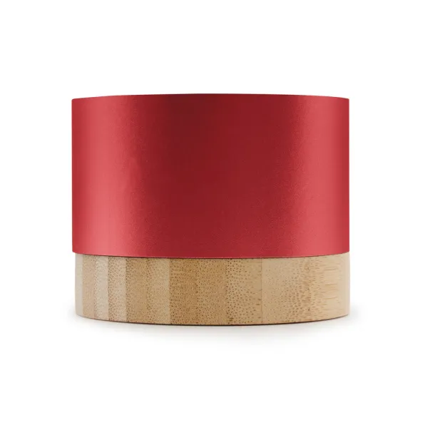 Jaquann Recycled aluminium wireless speaker 3W Crvena