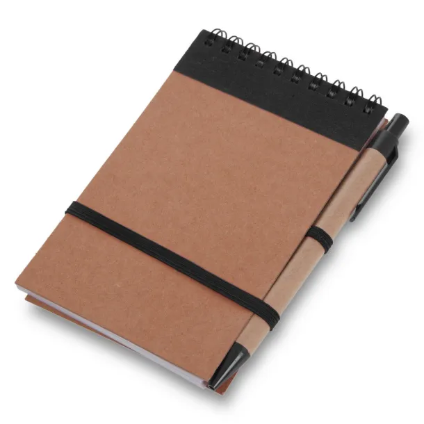  Notes s kemijskom olovkom, cca A6 Crna