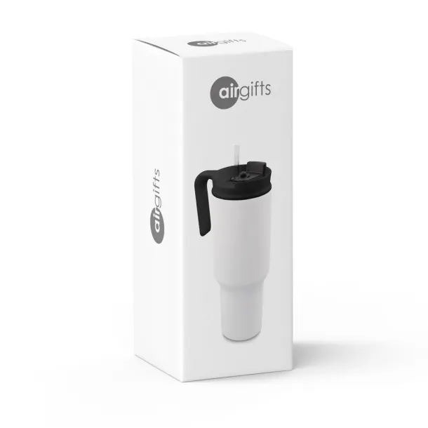 AIR GIFTS ONLY termo šalica s ergonomskom ručkom, 1100 ml Bijela