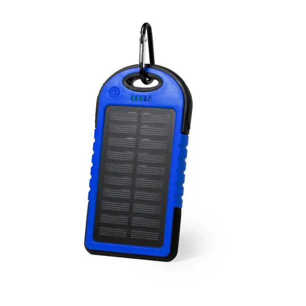  Vodootporna prijenosna baterija 4000 mAh, solarni punjač Plava