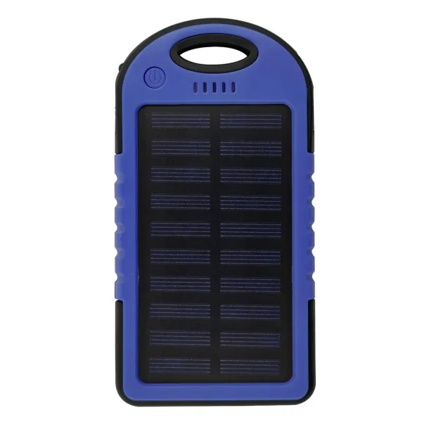  Water resistant power bank 4000 mAh, solar charger Plava