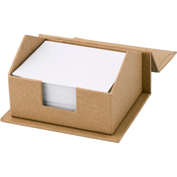  Memo holder "house", notebook, sticky notes Neutral