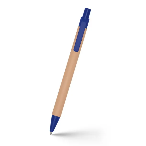 Recycled cardboard ball pen navy blue