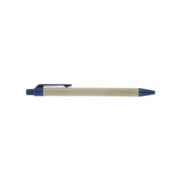  Recycled cardboard ball pen navy blue