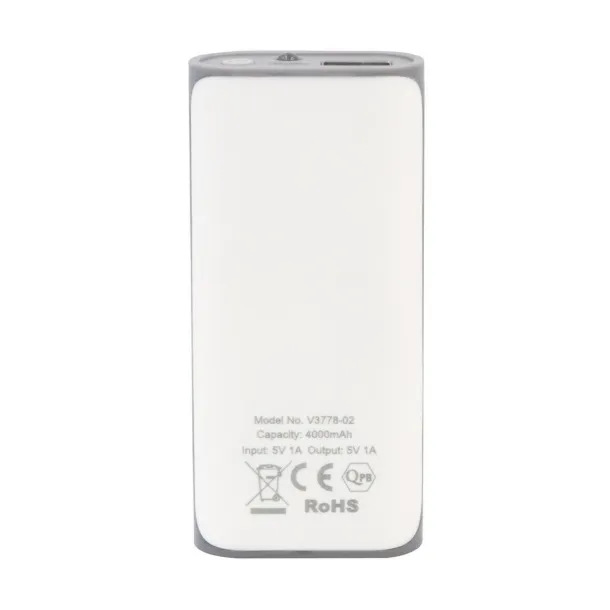  Prijenosna baterija, 4 000 mAh Bijela