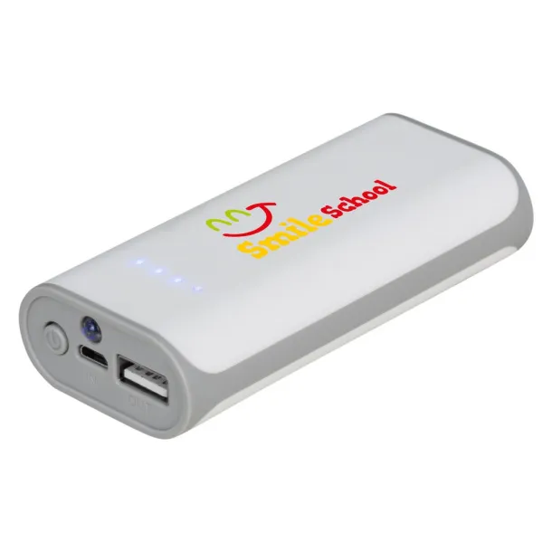  Prijenosna baterija 4000 mAh Bijela