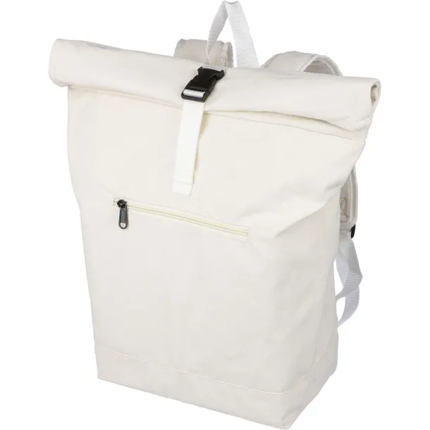  Rolltop ruksak 15" beige
