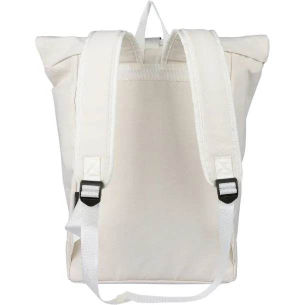 Rolltop ruksak 15" beige