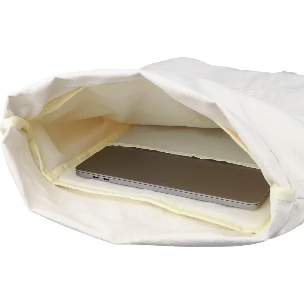  Rolltop backpack beige