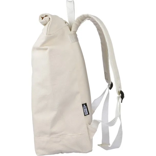  Rolltop backpack beige