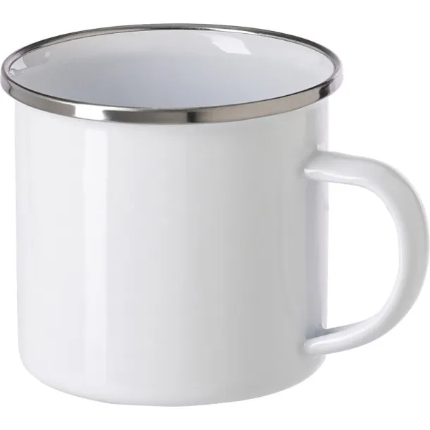  Emajlirana šalica 350 ml Bijela