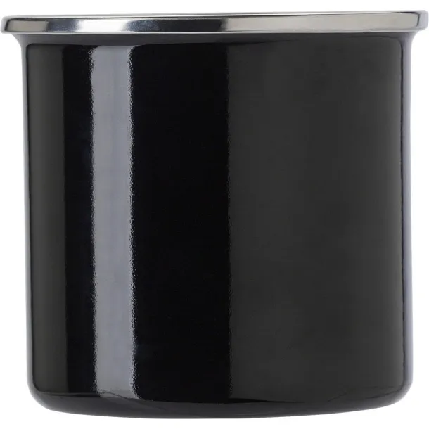  Emajlirana šalica 350 ml Crna