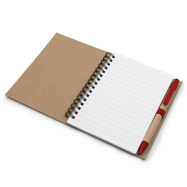  Notes s kemijskom olovkom, A6 Crvena