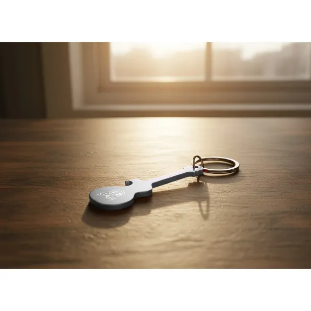  Keyring, bottle opener "electric guitar" silver