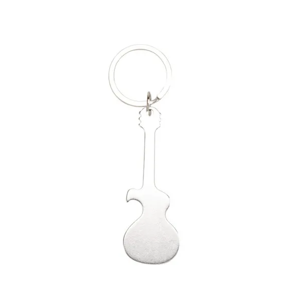  Keyring, bottle opener "electric guitar" silver