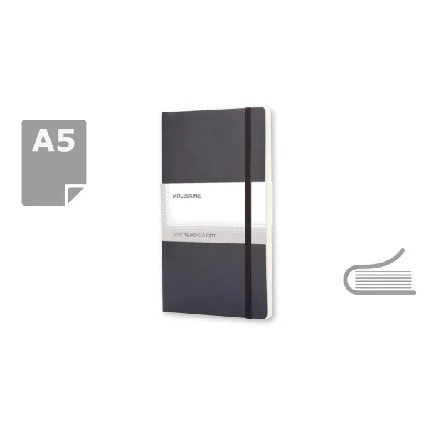  MOLESKINE Notebook approx. A5 Crna