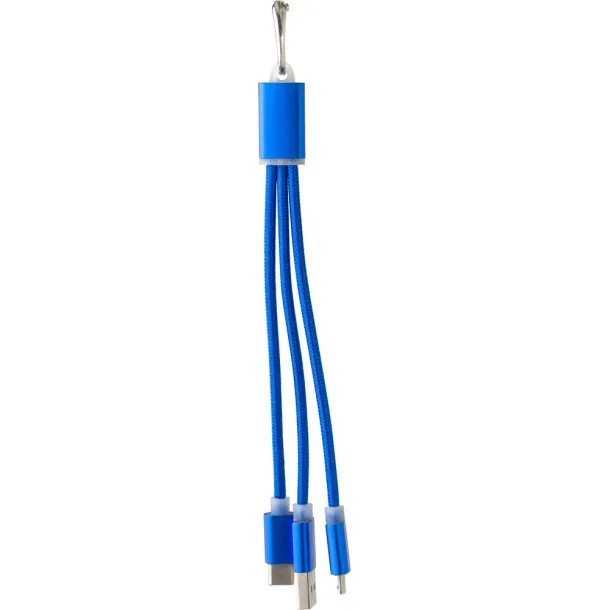  Charging cable, keyring navy blue