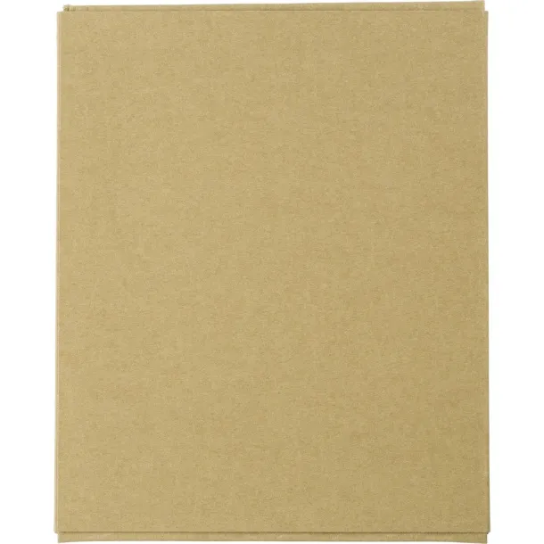  Bamboo notebook approx. B6 with ball pen brown
