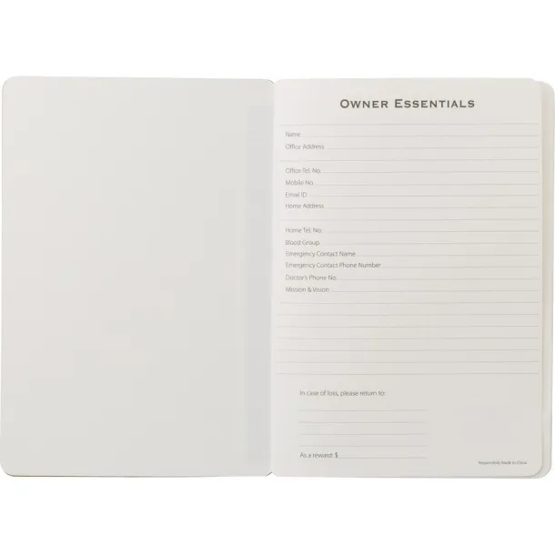  Notes od bambusa cca B6 s kemijskom olovkom brown