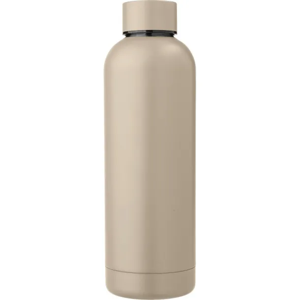  Thermo bottle 500 ml made from recycled stainless steel beige
