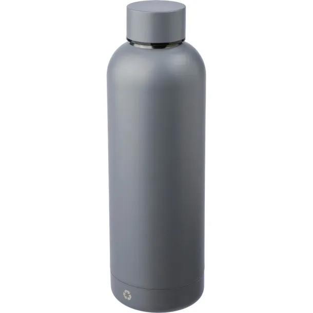  Thermo bottle 500 ml made from recycled stainless steel graphite