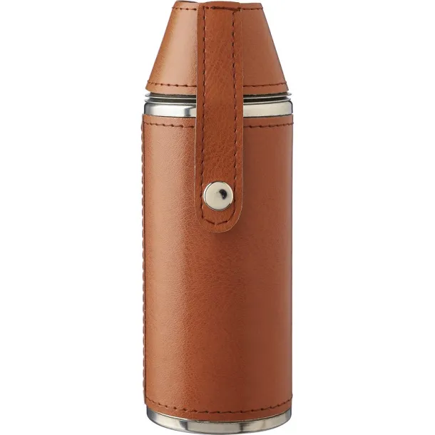  Hip flask 230 ml brown