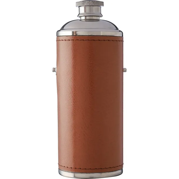  Hip flask 230 ml brown