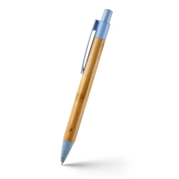  Bamboo ball pen Plava