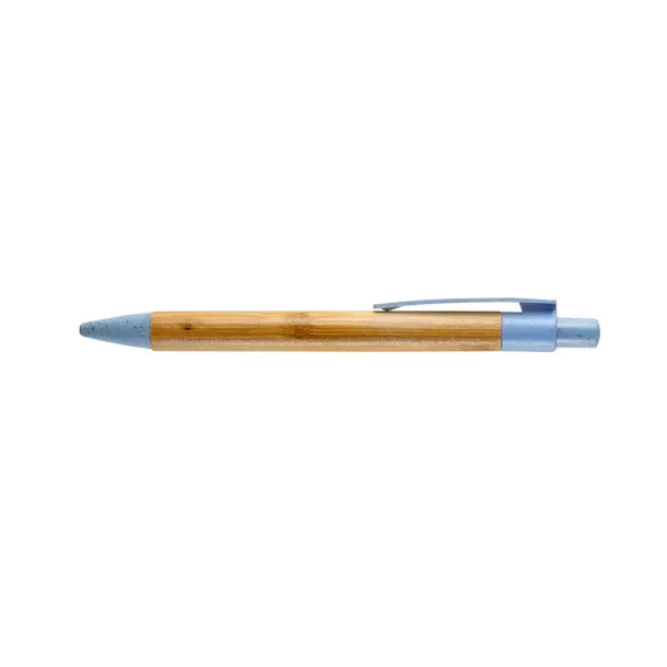  Bamboo ball pen Plava