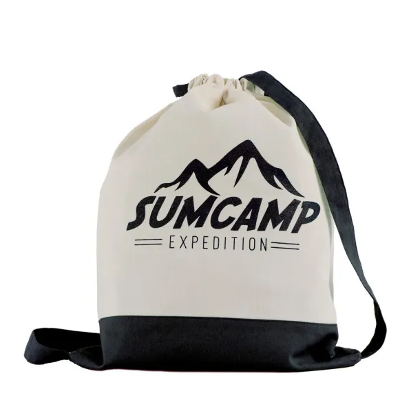  Pamučna duffle torba Crna