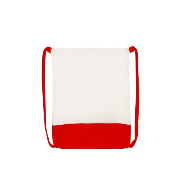  Cotton duffle bag Crvena