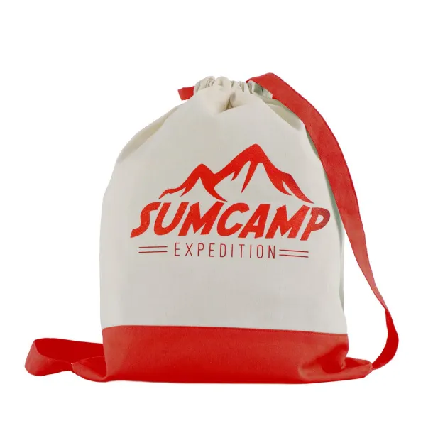  Cotton duffle bag Crvena