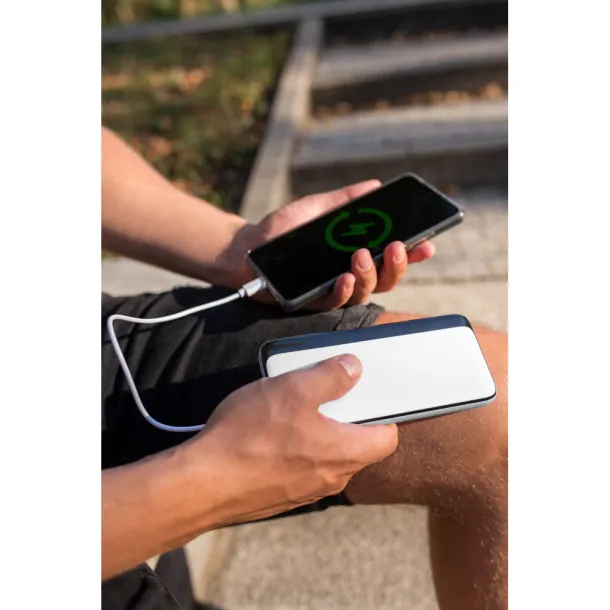 Dejerius prijenosna baterija, 10 000 mAh Bijela