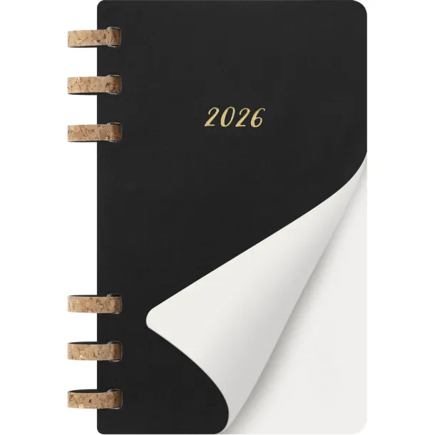  MOLESKINE planer sa spiralnim uvezom, cca A5 Crna