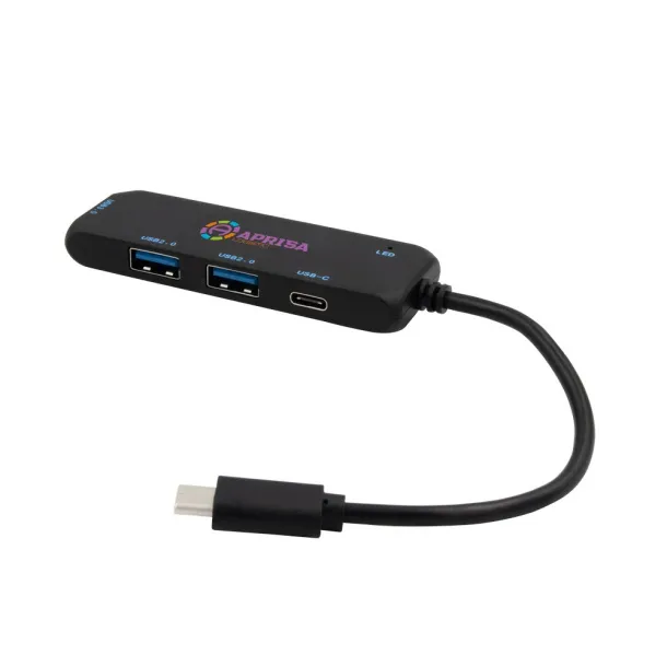 Gerard RABS USB and USB type C hub Crna