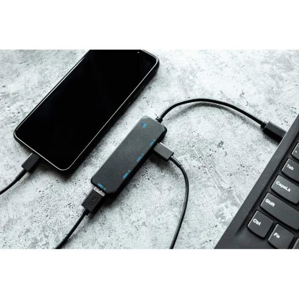 Gerard RABS USB hub Crna
