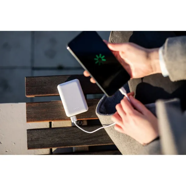  Prijenosna baterija 10 000 mAh Bijela