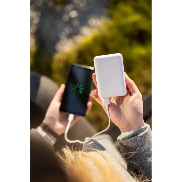  Prijenosna baterija 10 000 mAh Bijela